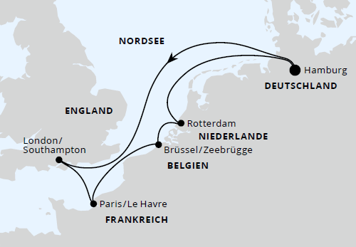 AIDAnova - Metropolen ab Hamburg, AIDAnova von November 2026 bis April 2027, Kreuzfahrt AIDA