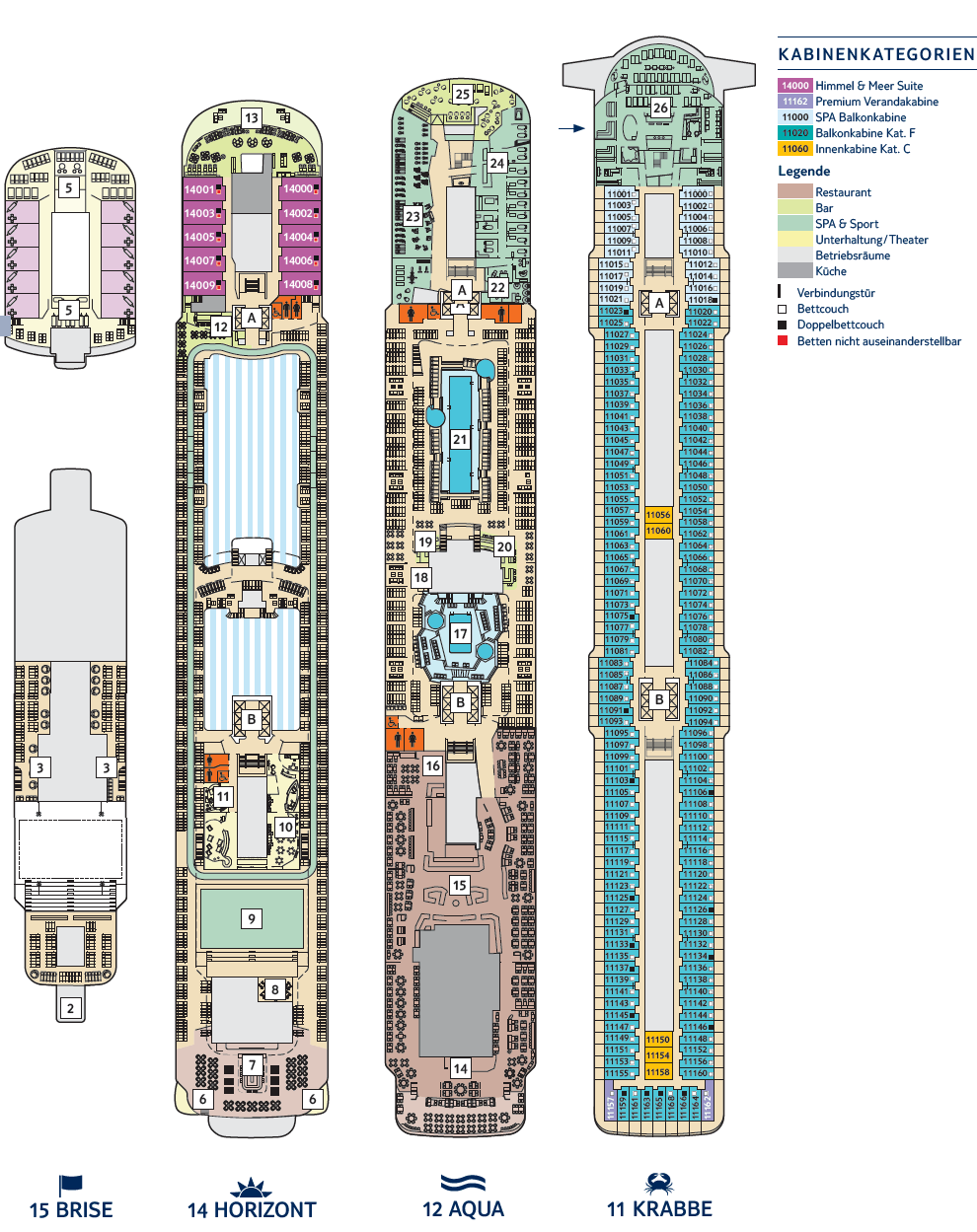 Mein Schiff 4 Deckplan
