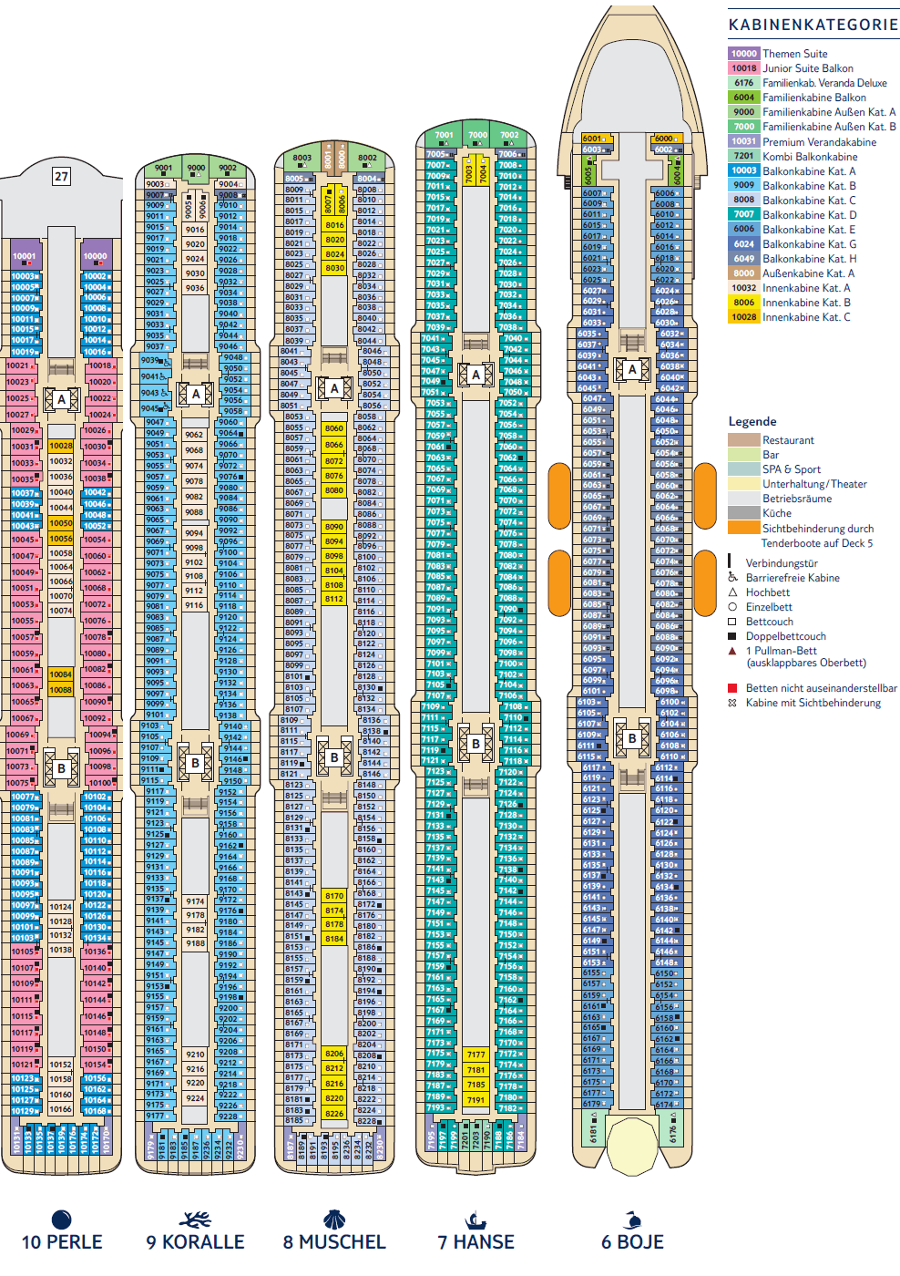 Mein Schiff 4 Schiffsplan