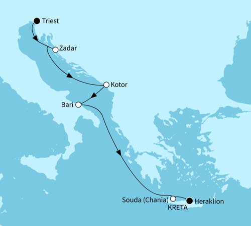 Mein Schiff 6 - Adria mit Bari - 1 Woche - Mein Schiff 6 vom 20.10.2024 bis 27.10.2024